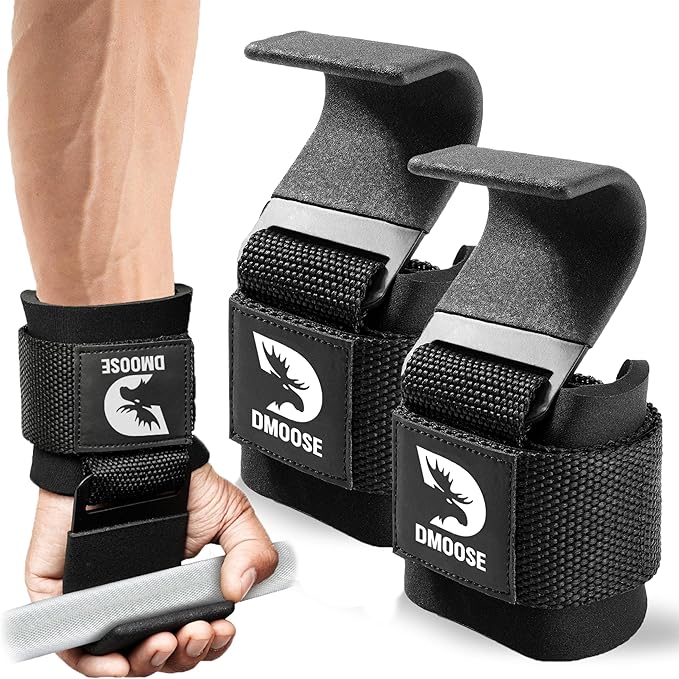 DMoose Fitness Weight Lifting Hooks by DMooseFitness