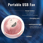 Portable Stroller Fan Personal rechargeable USB Fans - Image 2