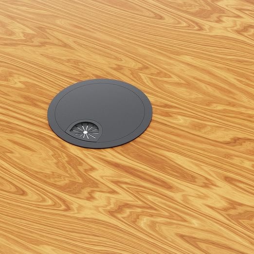 Desk Grommet 2 Inch 50mm, Zinc Alloy Computer Desk Wire Hole Cover, Office - Image 5