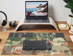 Cute Desk Mat Kawaii Bear Mousepad Cute Anime Plant Desk Protector, Kawai - Image 4