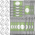 16 Pack Bamboo Charcoal Air Purifying Bag, Activated Charcoal Bags Odor Absorber by VITSCAN