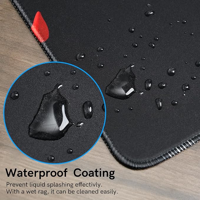 Large Gaming Mouse Pad for Desk, 35.4x15.7 Inch, Waterproof, Non-Slip Rubber - Image 4