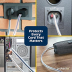 PROTECTO Heavy Duty Cord Protectors from Pets No Chew Solution, 7ft Easy to Use - Image 5
