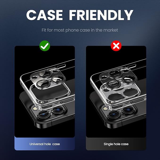 for iPhone 14 Pro/iPhone 14 Pro Max Camera Lens Protector, Full Protective - Image 5