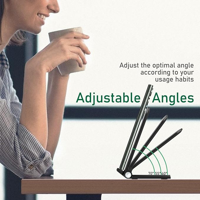 15W Wireless Charger Stand, Foldable Charging Station - Image 5