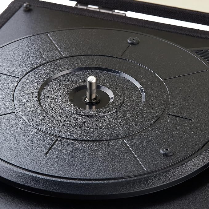 Amazon Basics Portable Suitcase Vinyl Turntable Record Player - Image 7