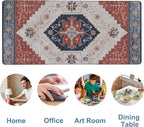 Vintage Style Rug Gaming Mouse Pad 3mm Thick Stitched Edge Waterproof Non-Slip - Image 5