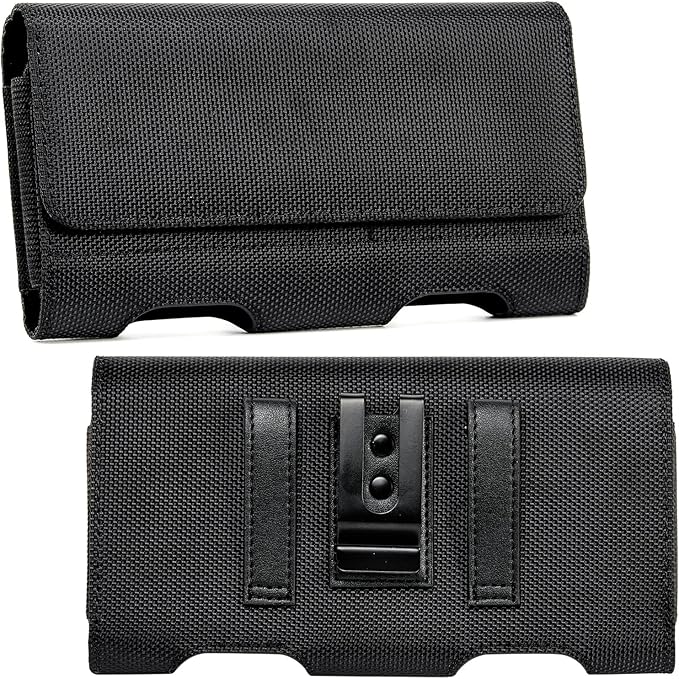 BECPLT Nylon Belt Holster Case Cell Phone Pouch Belt Holder Phone Holster Cover by BECPLT
