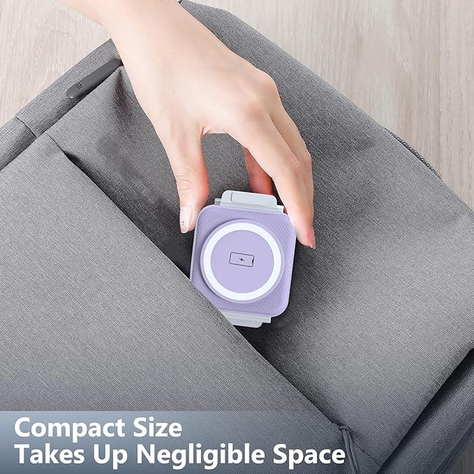 Travel Charger for Samsung Multi Devices, Foldable 3 in 1 Wireless Charging - Image 5