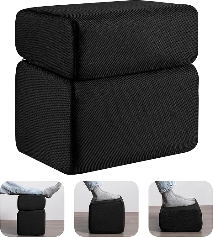 Ganondorf Foot Rest for Under Desk at Work Adjustable Foot Rest Under Desk by Ganondorf