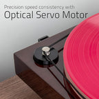 Fluance RT85 Turntable with Ortofon Cartridge, Acrylic Platter, Speed Control - Image 3
