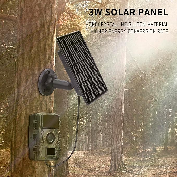 3W Trail Camera Solar Panel, - Image 2
