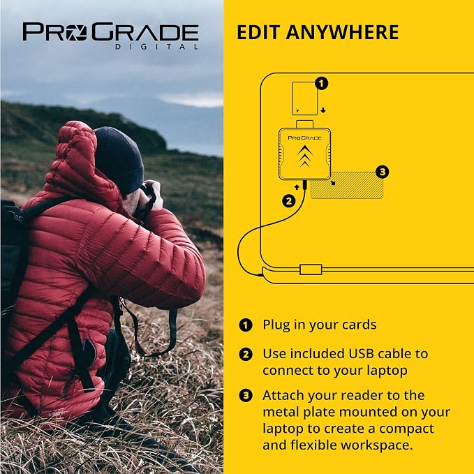 CFexpress Type B and SD UHS-II Dual-Slot Memory Card Reader by ProGrade Digital - Image 8