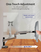 Single Monitor Arm Desk Mount, Holds Screens up to 40 Inches and 25 lbs - Image 6