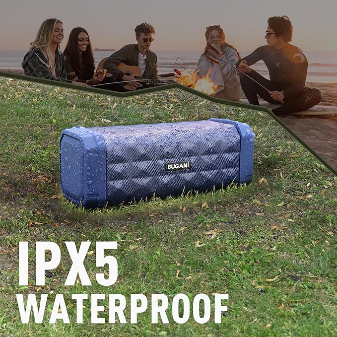 BUGANI Bluetooth Speakers Portable Bluetooth Speaker, 100ft Wireless Range - Image 7