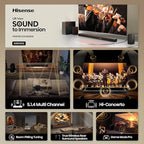 Hisense AX5140Q 5.1.4Ch Sound Bar - Image 3