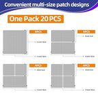 KING MOUNTAIN Grey Window Screen Repair Patch, Strong Adhesive & Waterproof - Image 4
