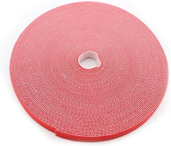 Reusable Fastening Tape Cable Ties 3/4 Inch Double Side Hook Roll by SAISN