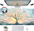 Desk Mat Cute Tree of Life Mouse Pad Gaming XXL Large Extended Desk Matt by Mechanical+Cattle
