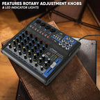Pyle 6 Channel Bluetooth Studio Mixer - Image 6