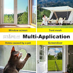 Black Window Screen Repair Tape, 4 in X 15 FT, Screen Repair Kit - Image 5