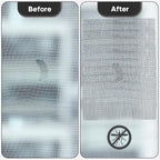 5" x 7" Grey/Black Screen Repair Kit, Strong Adhesive Fiberglass Mesh Patch Tape - Image 4