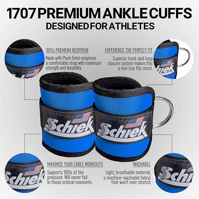 Schiek Sports 1707 Ankle Cuffs - Image 2