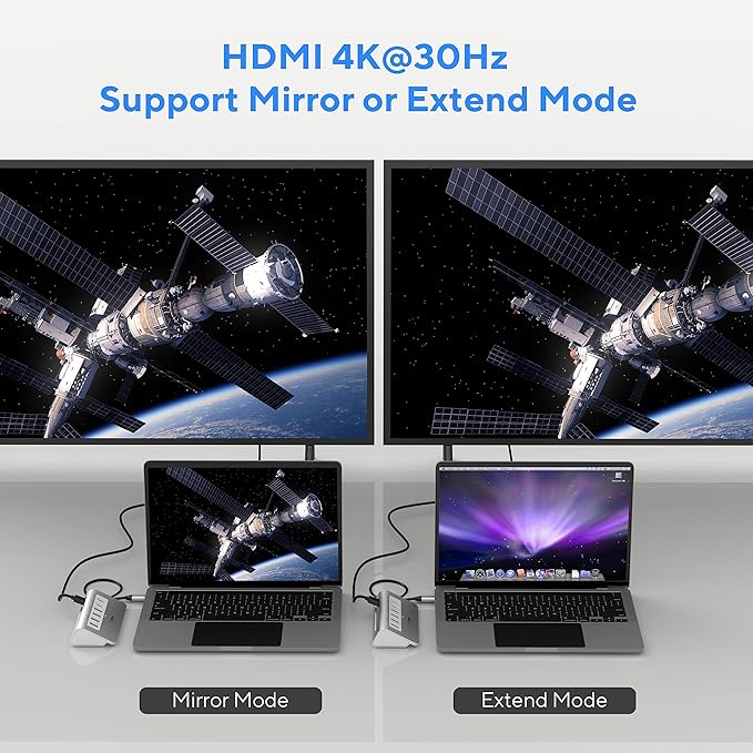 USB C Hub, intpw 9-in-1 USB Hub - Image 4