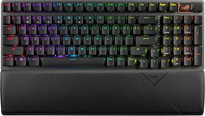 ASUS ROG Strix Scope II 96 Wireless Gaming Keyboard, Tri-Mode Connection by ASUS