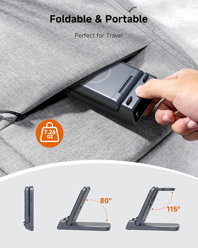 Wireless Charger for iPhone, SwanScout 703A, Charging Station for iPhone - Image 7