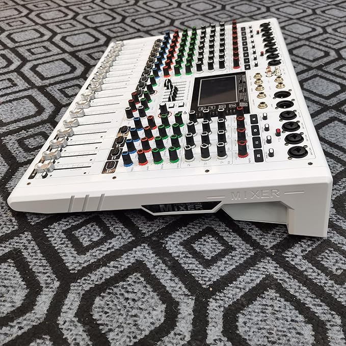 GF12 PRO Multi-Function 12-Channel Audio Mixer Large LCD Color Screen Stage - Image 3