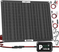POWOXI 50W Solar Battery Charger: 12V Solar Car Battery Trickle Maintainer by POWOXI