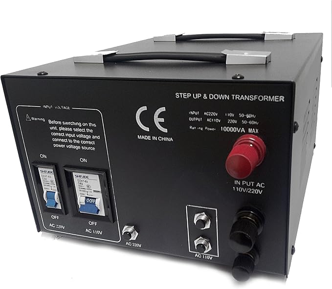 LiteFuze 10, 000 Watt Heavy Duty Voltage Converter Transformer - Image 2