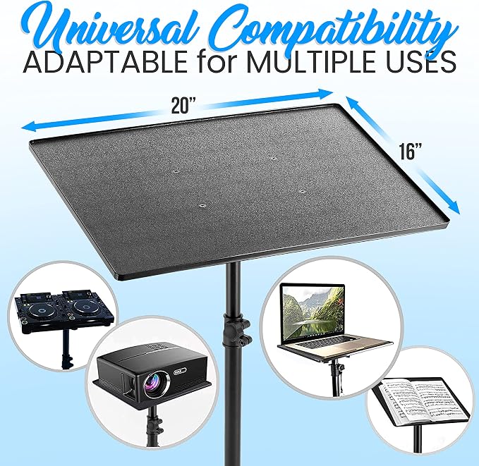 Pyle Universal Laptop Projector Tripod Stand - Image 2