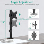 WALI Single Monitor Mount, Monitors Desk Mount, Single Monitor Arm Holds Screen - Image 3