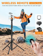 Phone Tripod Stand, Portable Phone Stand - Image 3
