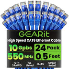 GearIT Cat 6 Ethernet Cable Pack by GEARit