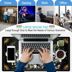 Cute Kawaii Raven Desk Mat XXL Large Extended Gaming Mouse Pad Nature Forest - Image 5