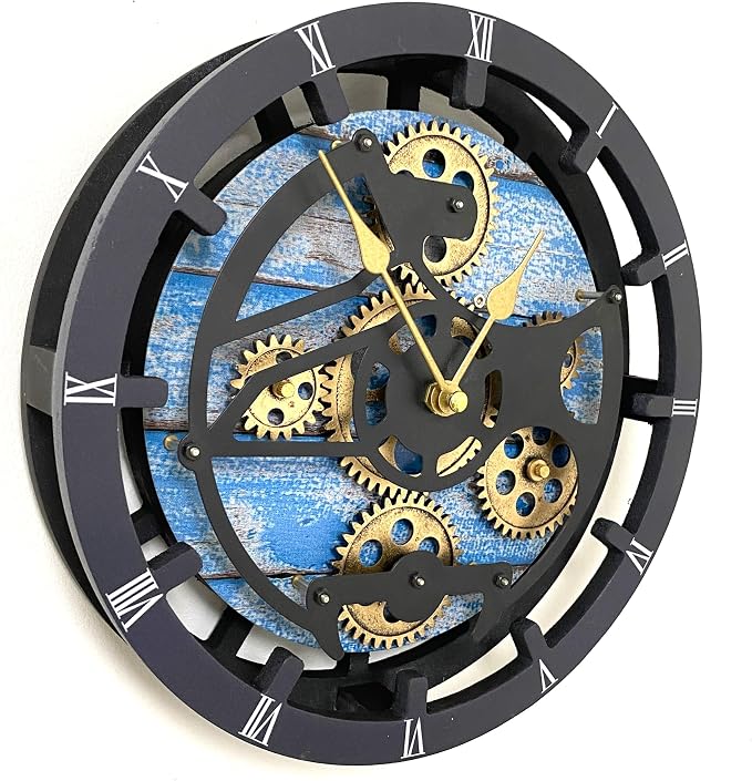 The Gears Clock Desk Clock 10 inches - Image 2