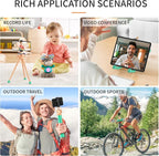 Phone Tripod with Wireless Remote - 2 in 1 Replaceable Flexible Tripod - Image 6