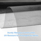 48"x102" Window Screen Mesh, Fiberglass Window Screen, Screen Door Mesh - Image 3