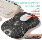 2-in-1 Ergonomic Set, Wave Rise Keyboard Wrist Rest and Massage Bulge Slope - Image 3