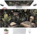 Cute Skull Desk Mat Dark Academia Desk Matt by Mechanical+Cattle