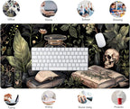 Cute Skull Desk Mat Dark Academia Desk Matt - Image 5