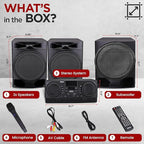 Pyle 4-Piece Bluetooth Stereo System - Image 7