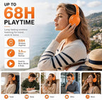 MIDOLA Bluetooth Headphones Over Ear 68H Playtime 6 EQ Wireless Headset - Image 2