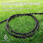 LUCKY TL Indoor Outdoor Extension Cord, 16/3 Gauge Black Long Extension Cord - Image 5