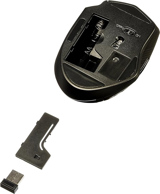 Amazon Basics Computer Mouse Wireless, 2.4 GHz Optical, DPI Adjustable - Image 5