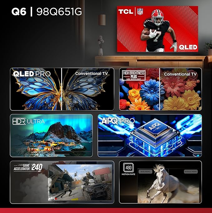 TCL 98-Inch Q65 QLED 4K UHD Smart TV - Image 4
