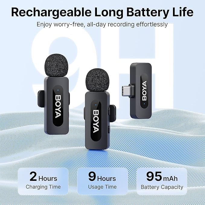 BOYA BY-V20 USB-C Wireless Microphone - Image 2
